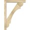 Ekena Millwork Olympic Block Rough Sawn Bracket w/ Offset Brace, Douglas Fir, 4"W x 20"D x 28"H BKT0402X20X28OLY05RDF - alternate 4